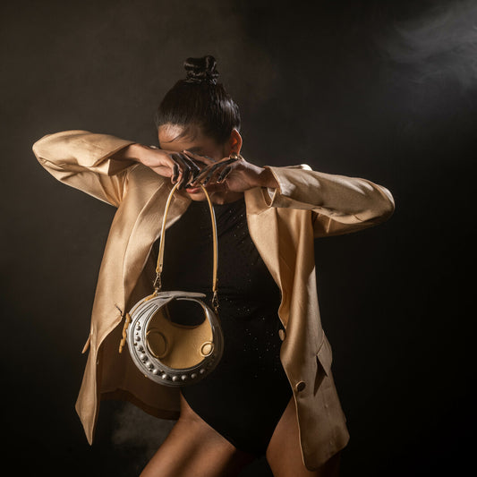 Halo Bag - Gold & Silver