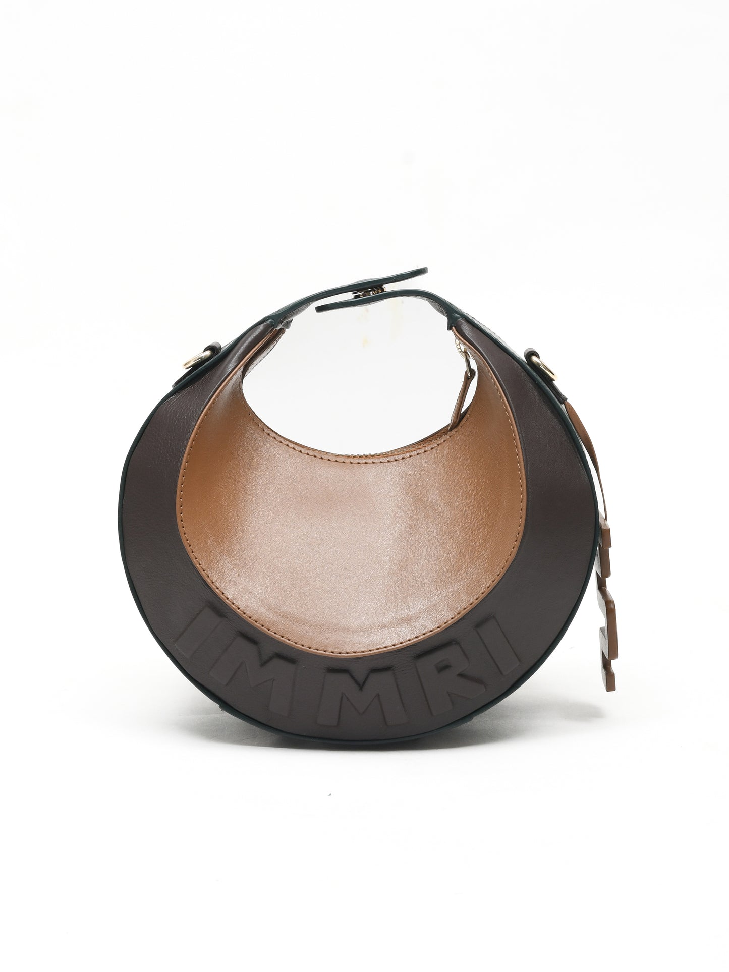Halo Bag - Tan, Brown & Bottle Green