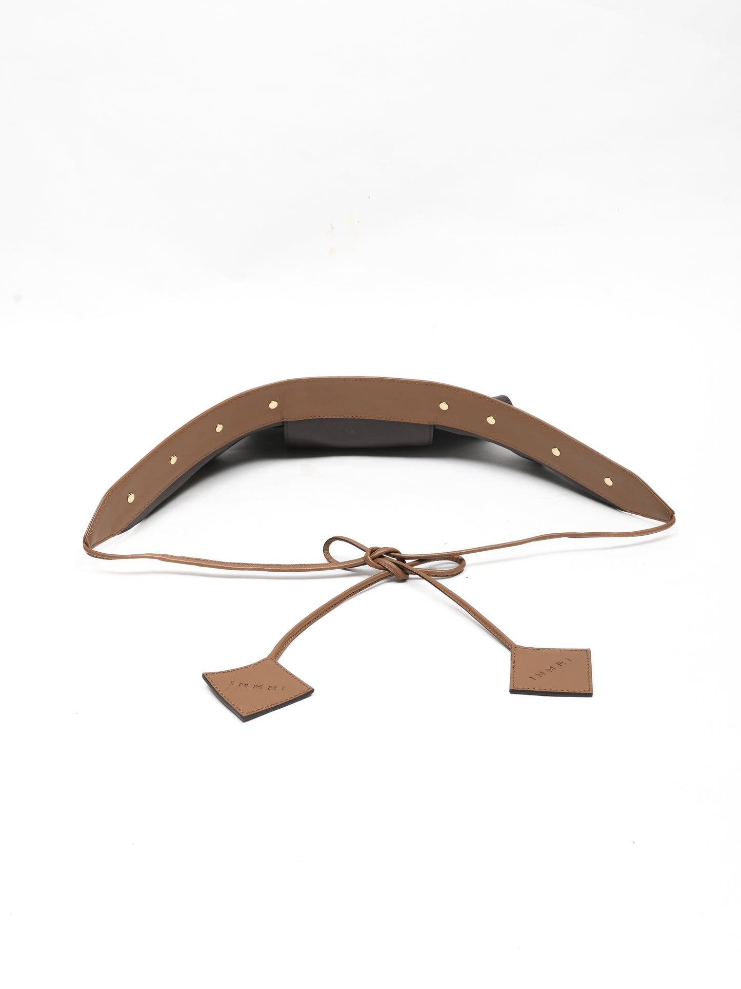 Peplum Pocket Belt - Tan & Brown