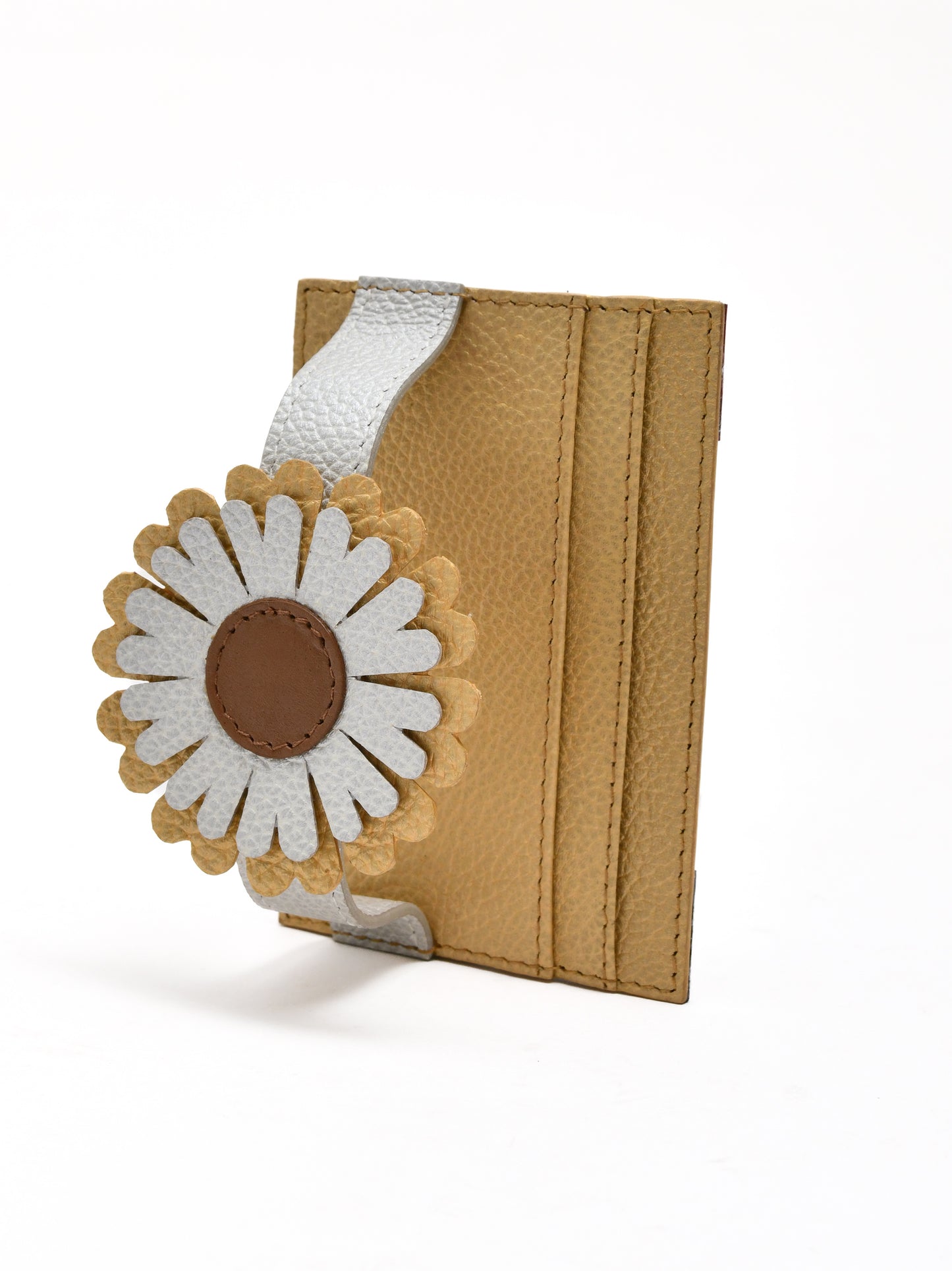 Clip-On Charm Card Case in Gold