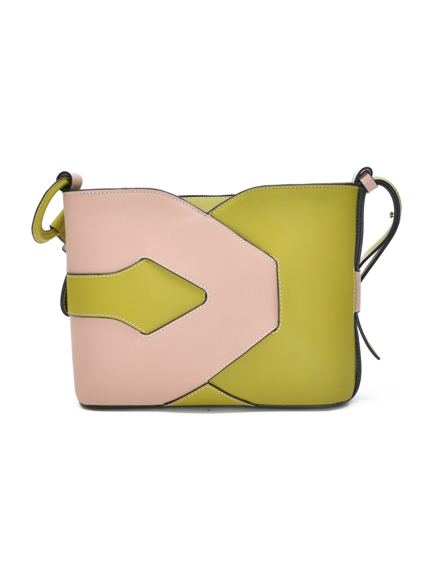 SIDEY BAG in PINK & GREEN