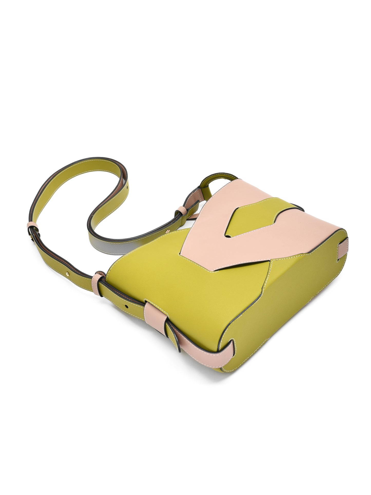 SIDEY BAG in PINK & GREEN