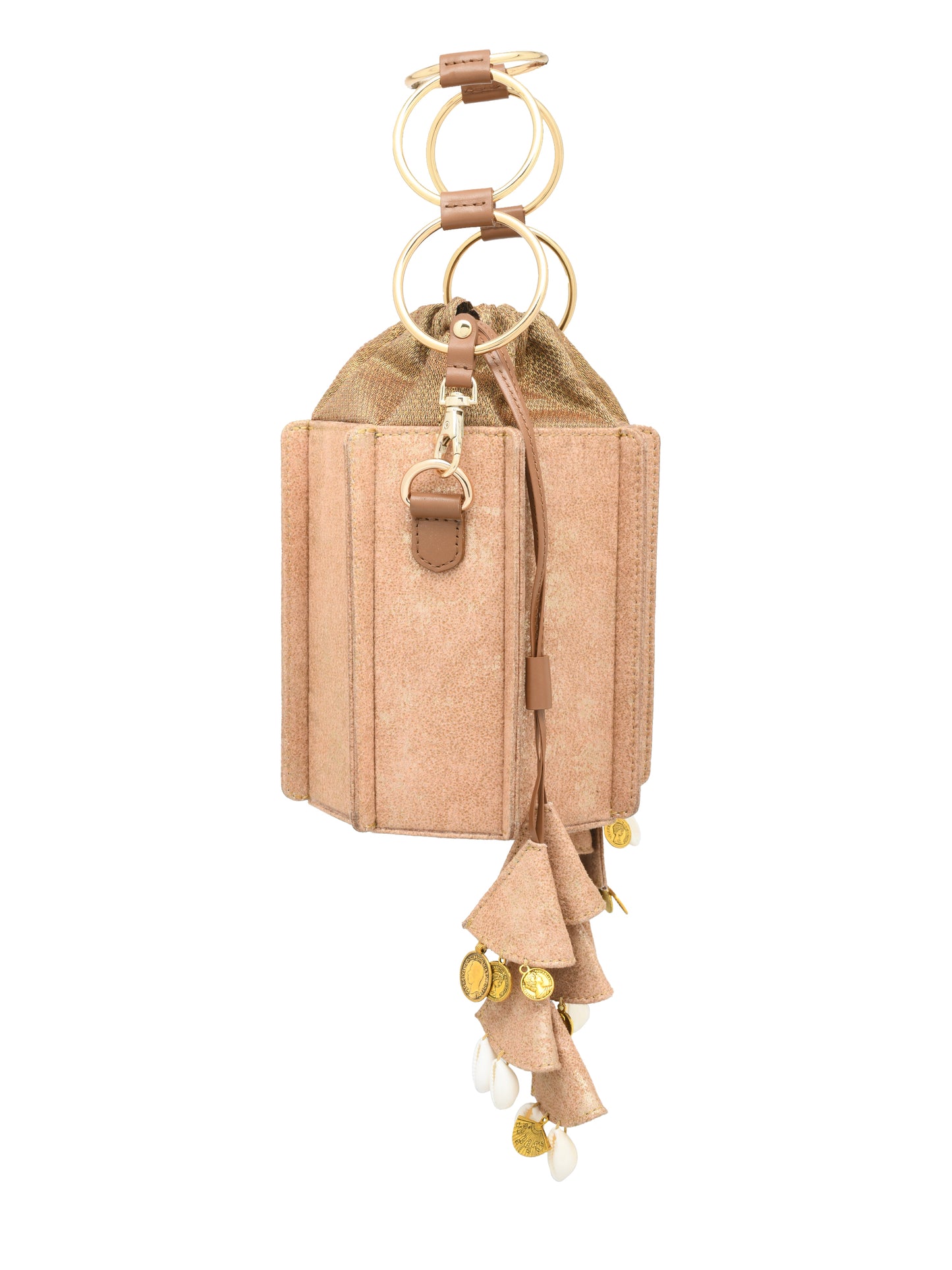 Sunlit Bucket Bag - Gold