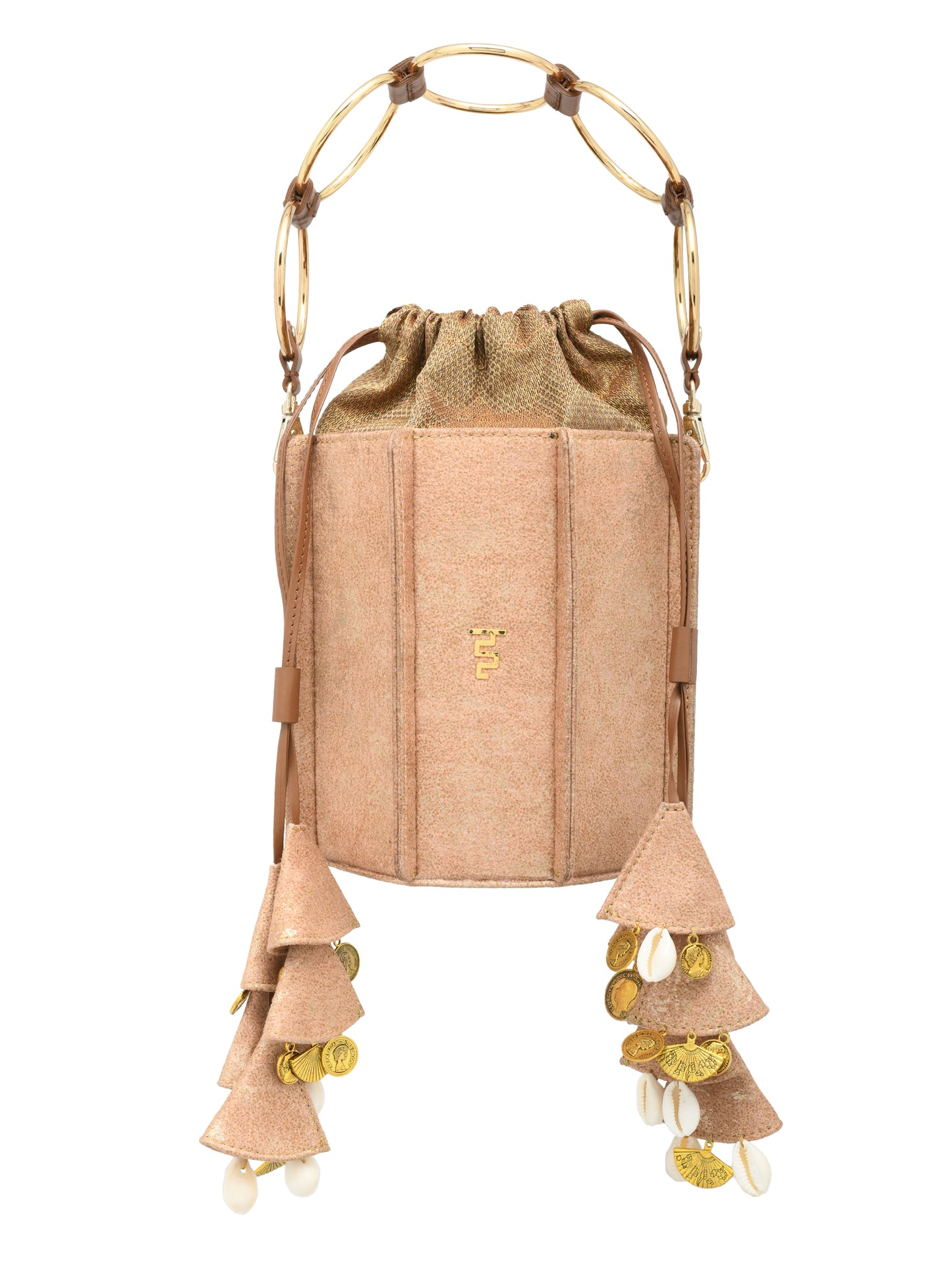 Sunlit Bucket Bag - Gold