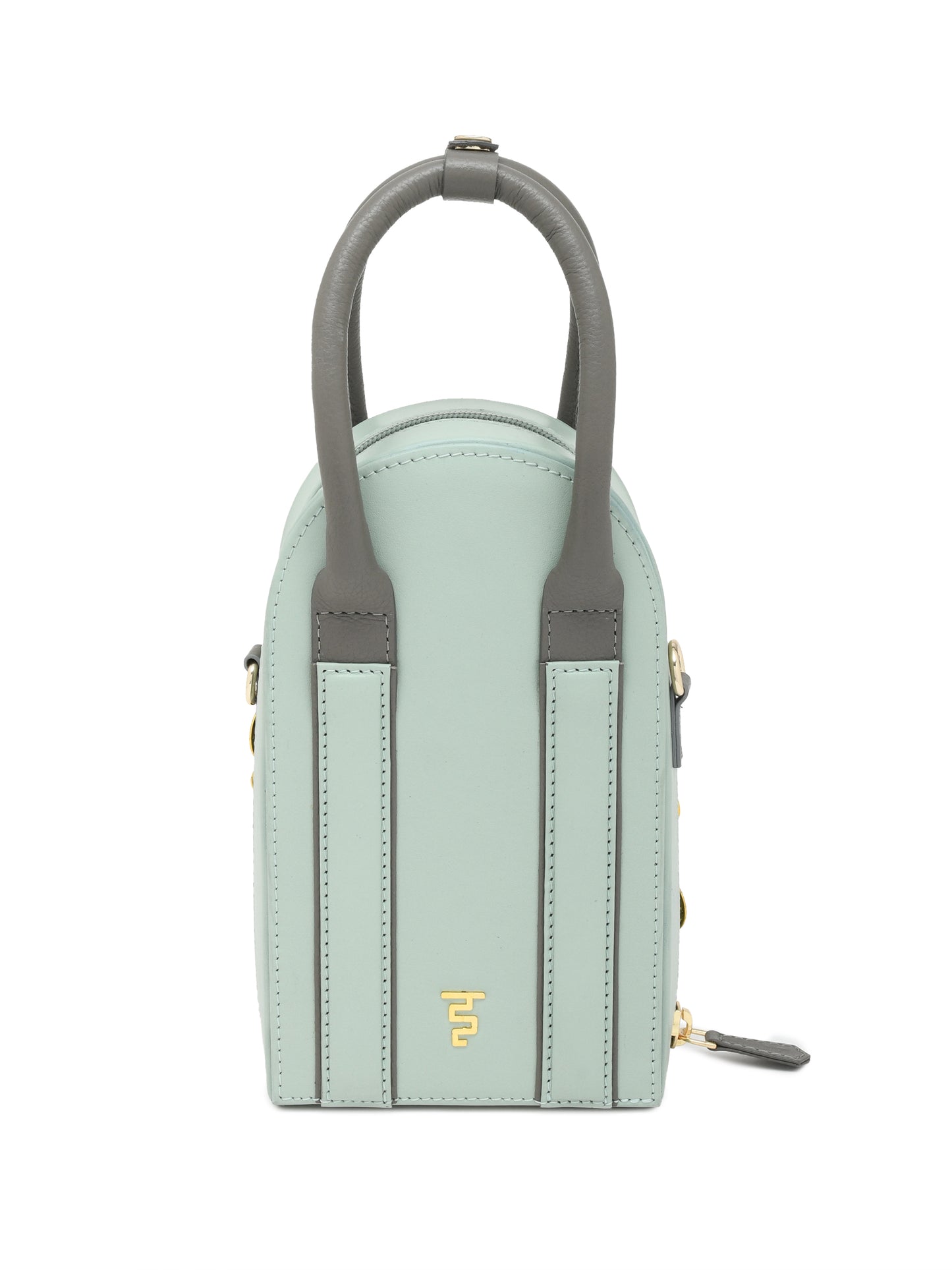 Sunlit Moon Bag - Mint & Grey