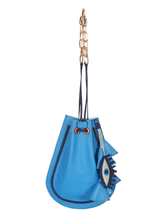 Evil Eye Potli Bag - Jodhpur Blue