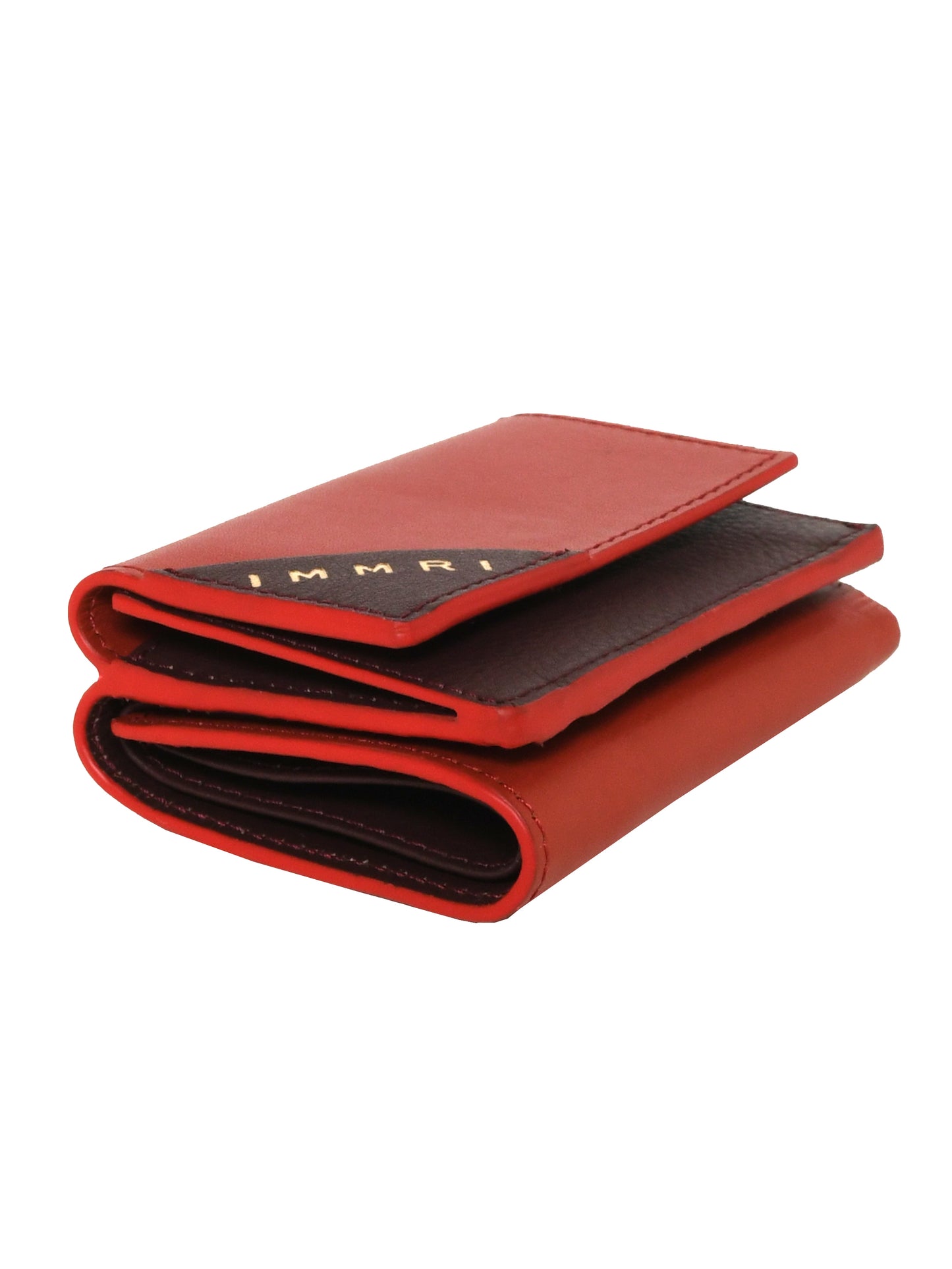 Trifold Wallet for Women- Red/Burgundy