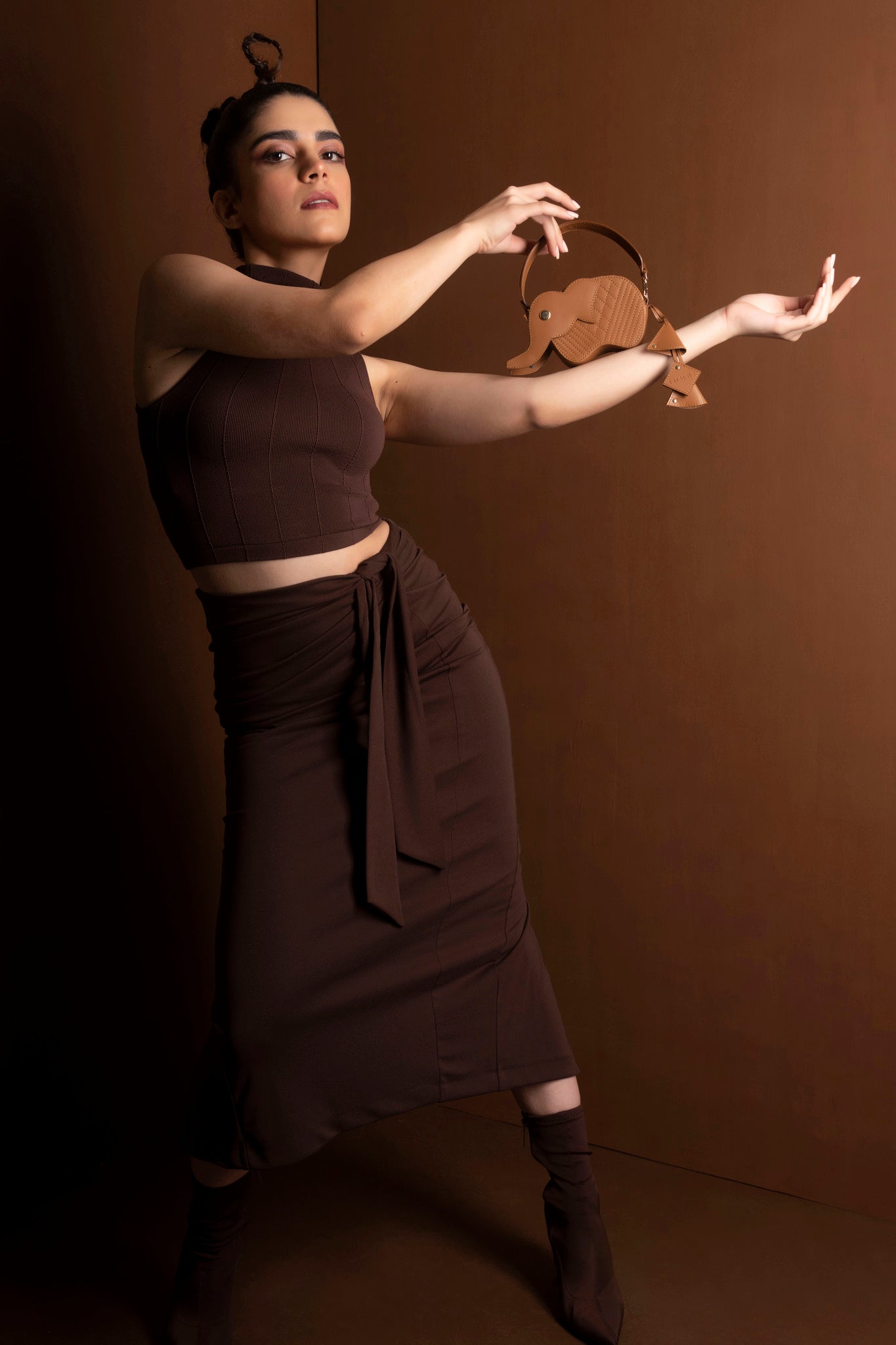 Hathi Batua Bag - Mini - Tan