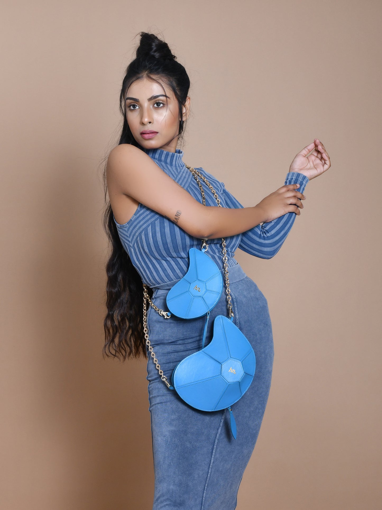 Minni and Maxi Kerry Bag - Jodhpur Blue