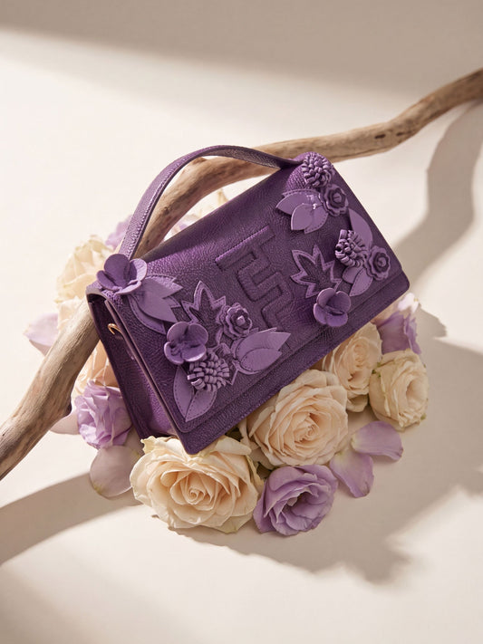 Bloom Bag in Purple and Lilac