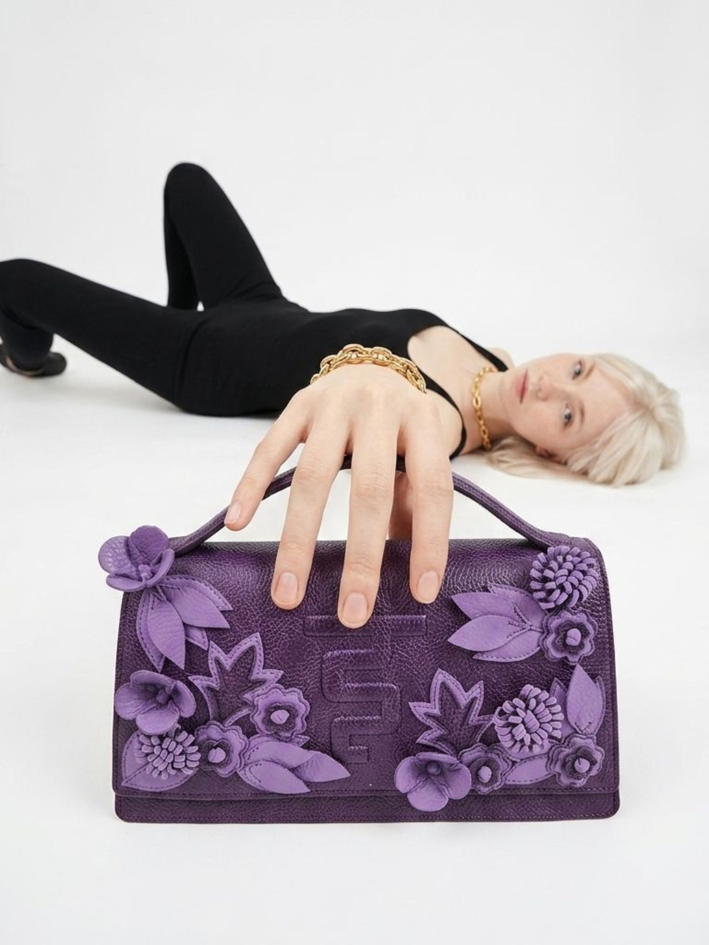 Bloom Bag in Purple and Lilac