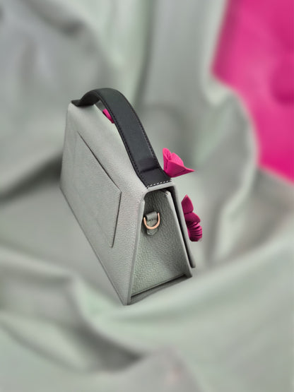 Bloom Bag in Mint green and Pink