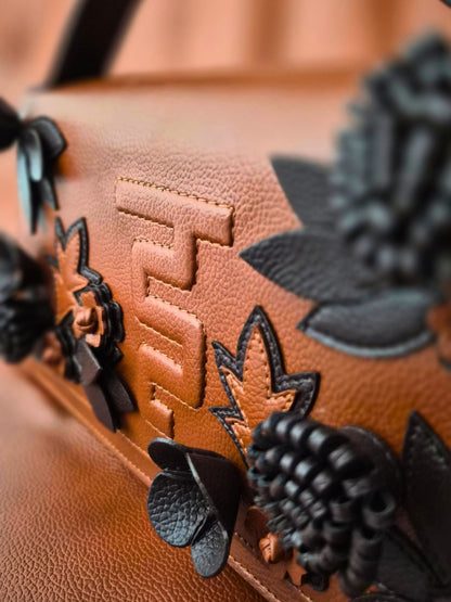 Bloom Bag in Tan and Brown