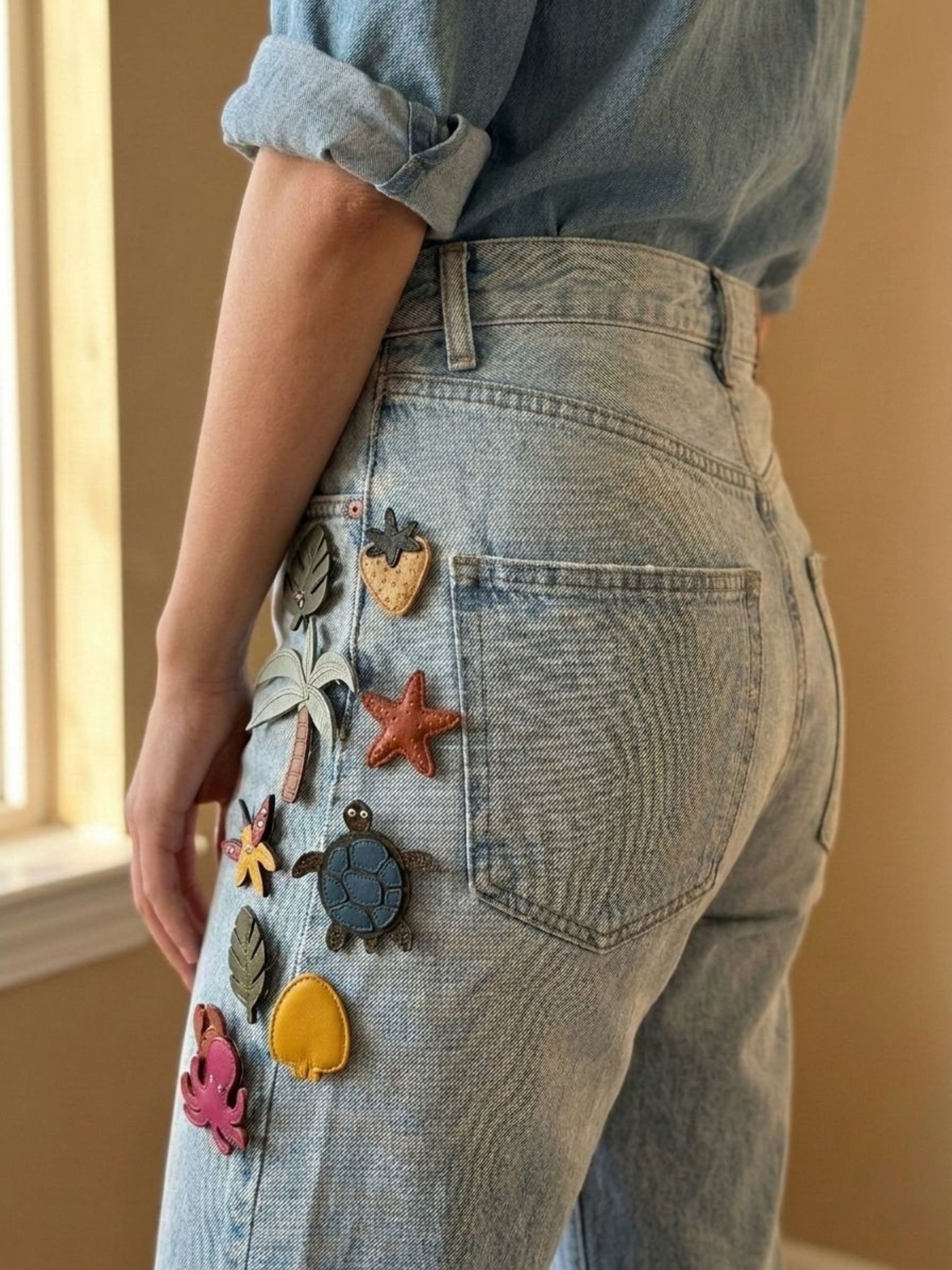 Pool Party Brooches- Set of 5