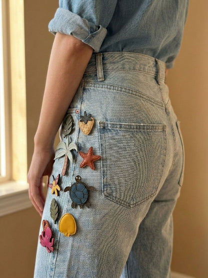 Pool Party Brooches- Set of 5