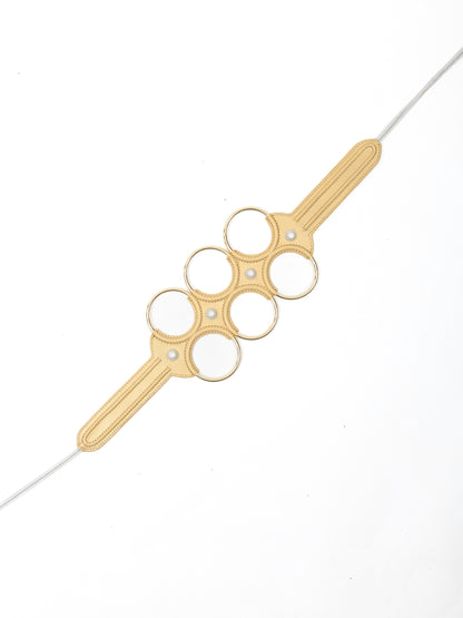 Hoop Loop Belt - Gold & Silver