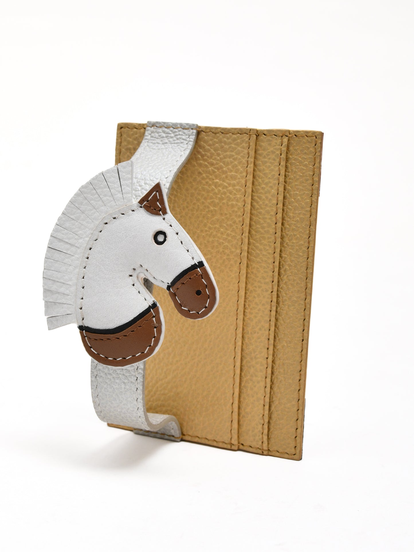 Clip-On Charm Card Case in Gold