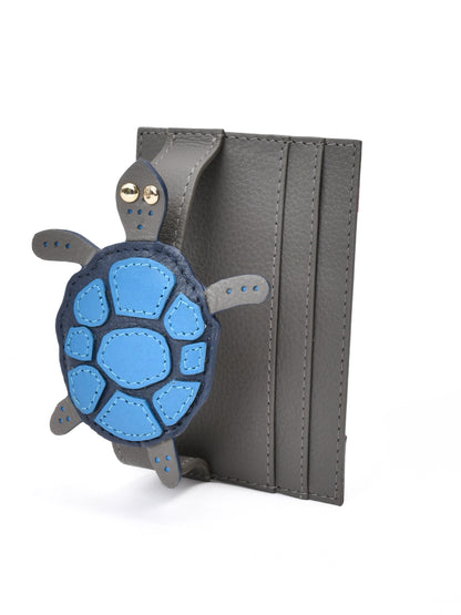 Clip-On Charm Card Case in Grey
