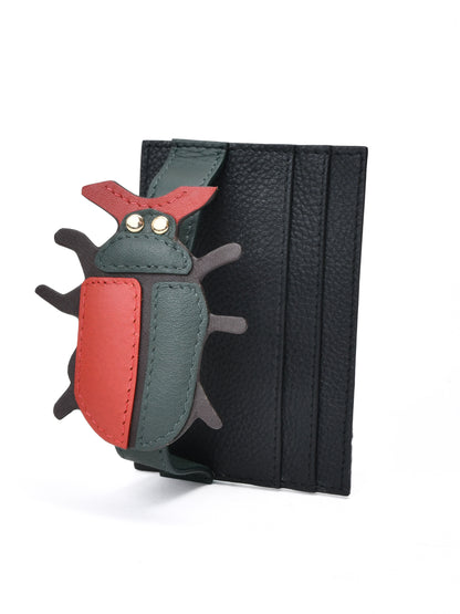 Clip-On Charm Card Case in Black