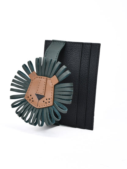 Clip-On Charm Card Case in Black