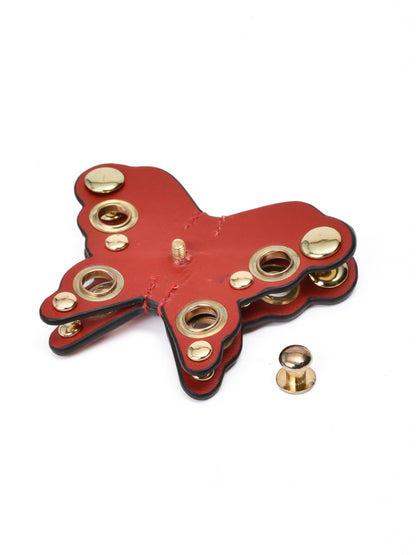 Clip-On Charm Card Case in Red