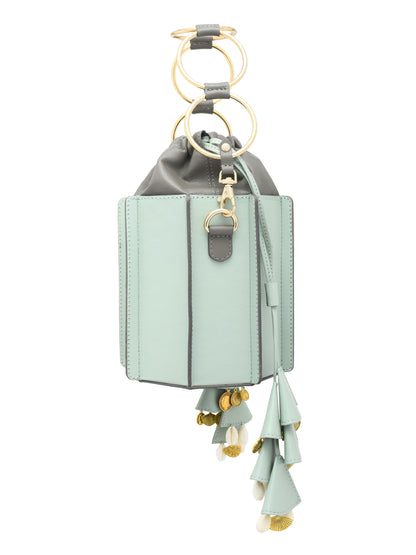 Sunlit Bucket Bag - Mint & Grey