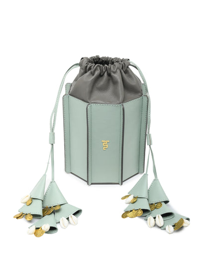 Sunlit Bucket Bag - Mint & Grey
