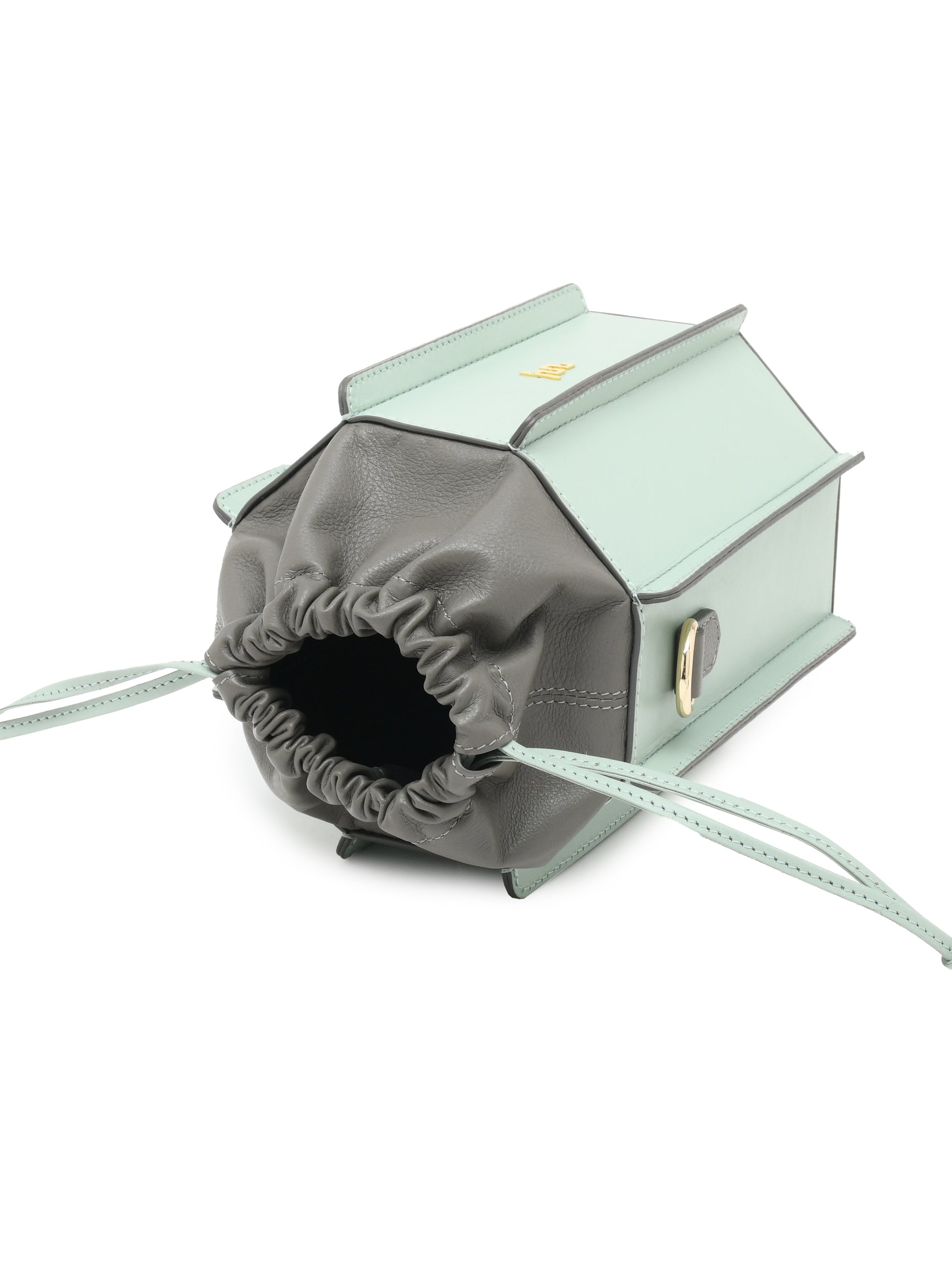 Sunlit Bucket Bag - Mint & Grey
