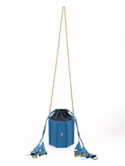 Sunlit Bucket Bag - Jodhpur Blue