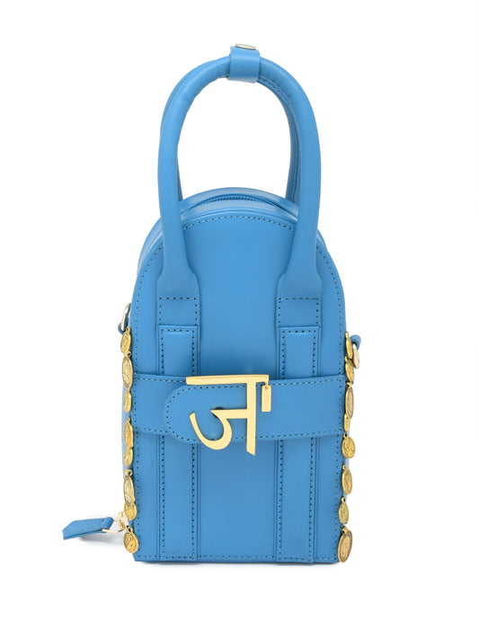 Sunlit Moon Bag - Jodhpur blue