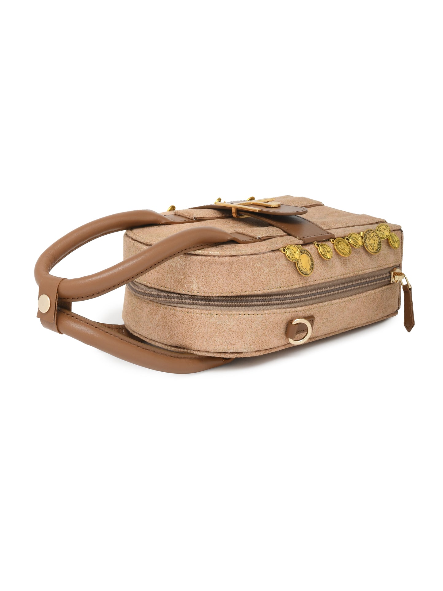 Sunlit Moon Bag - Gold