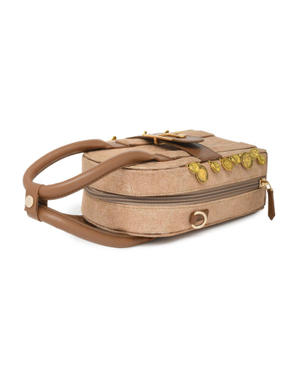 Sunlit Moon Bag - Gold