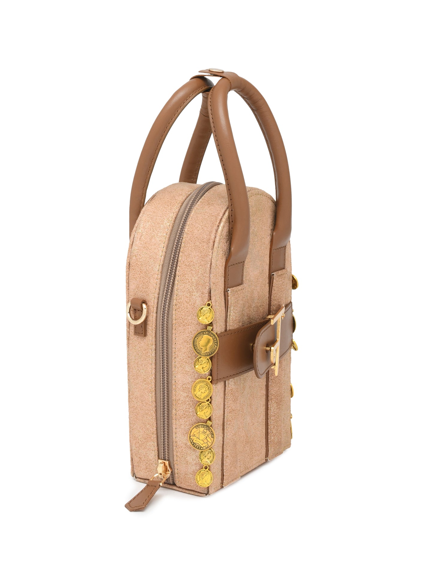 Sunlit Moon Bag - Gold