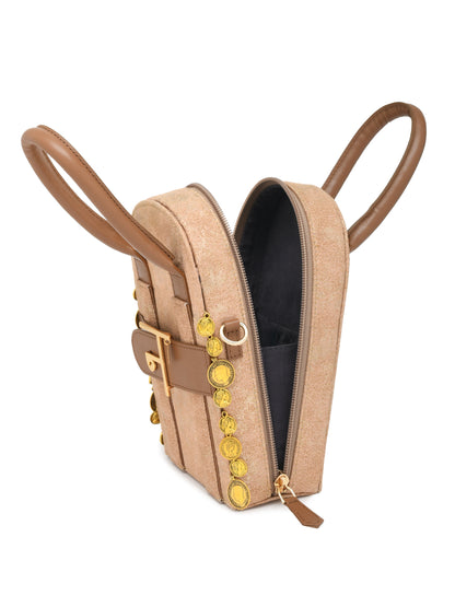 Sunlit Moon Bag - Gold
