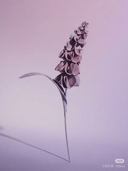 TULLY Bloom Stick in Purple leather