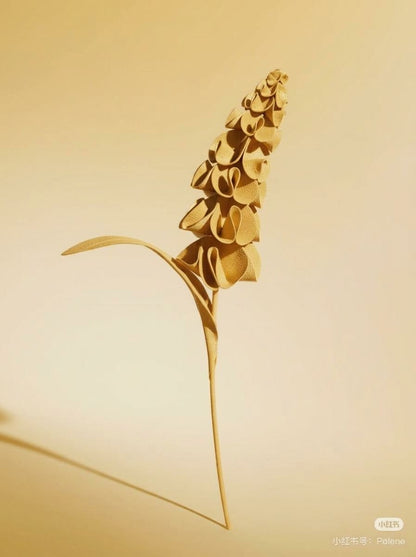 TULLY Bloom Stick in Yellow leather