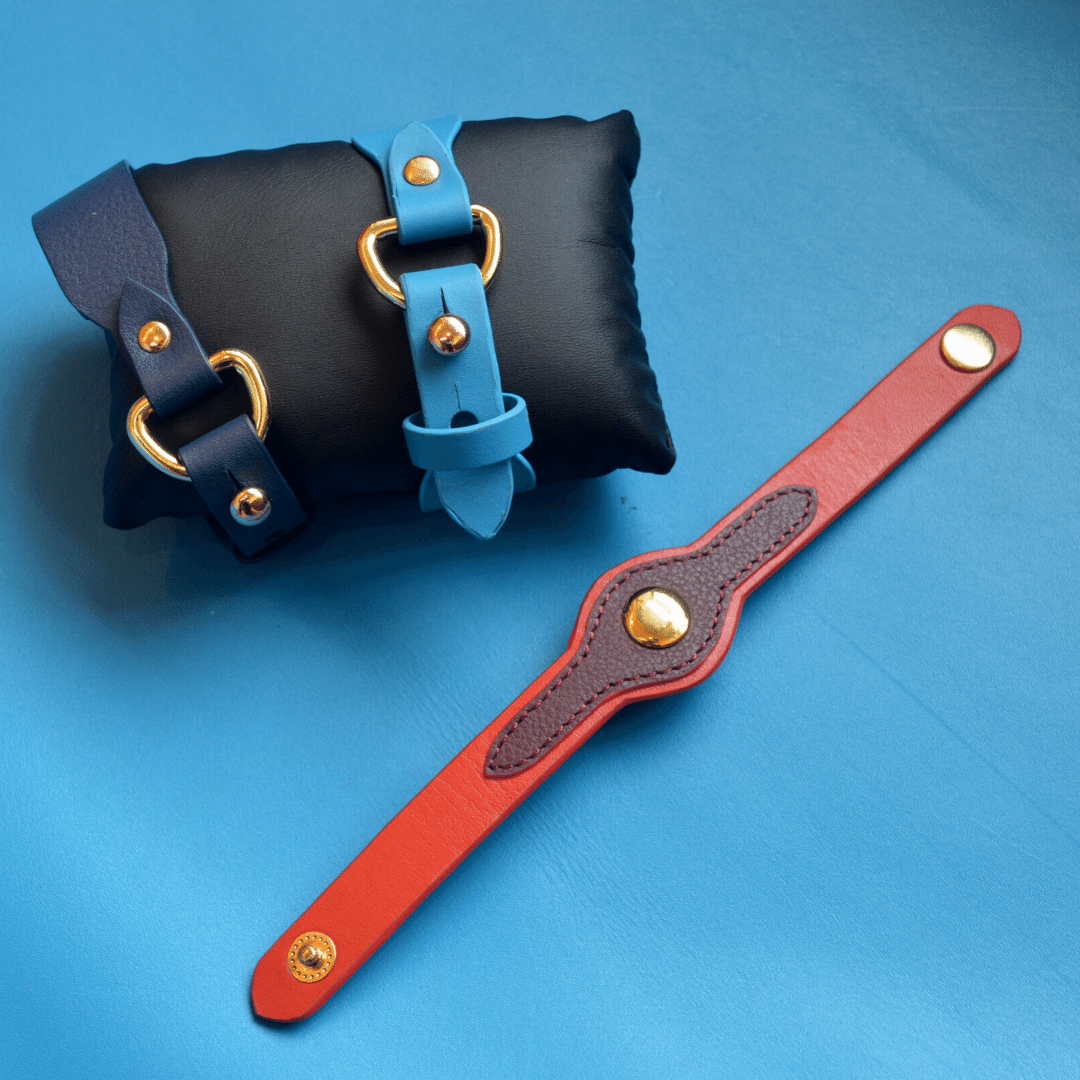 Leather Band Combo- Set of 3