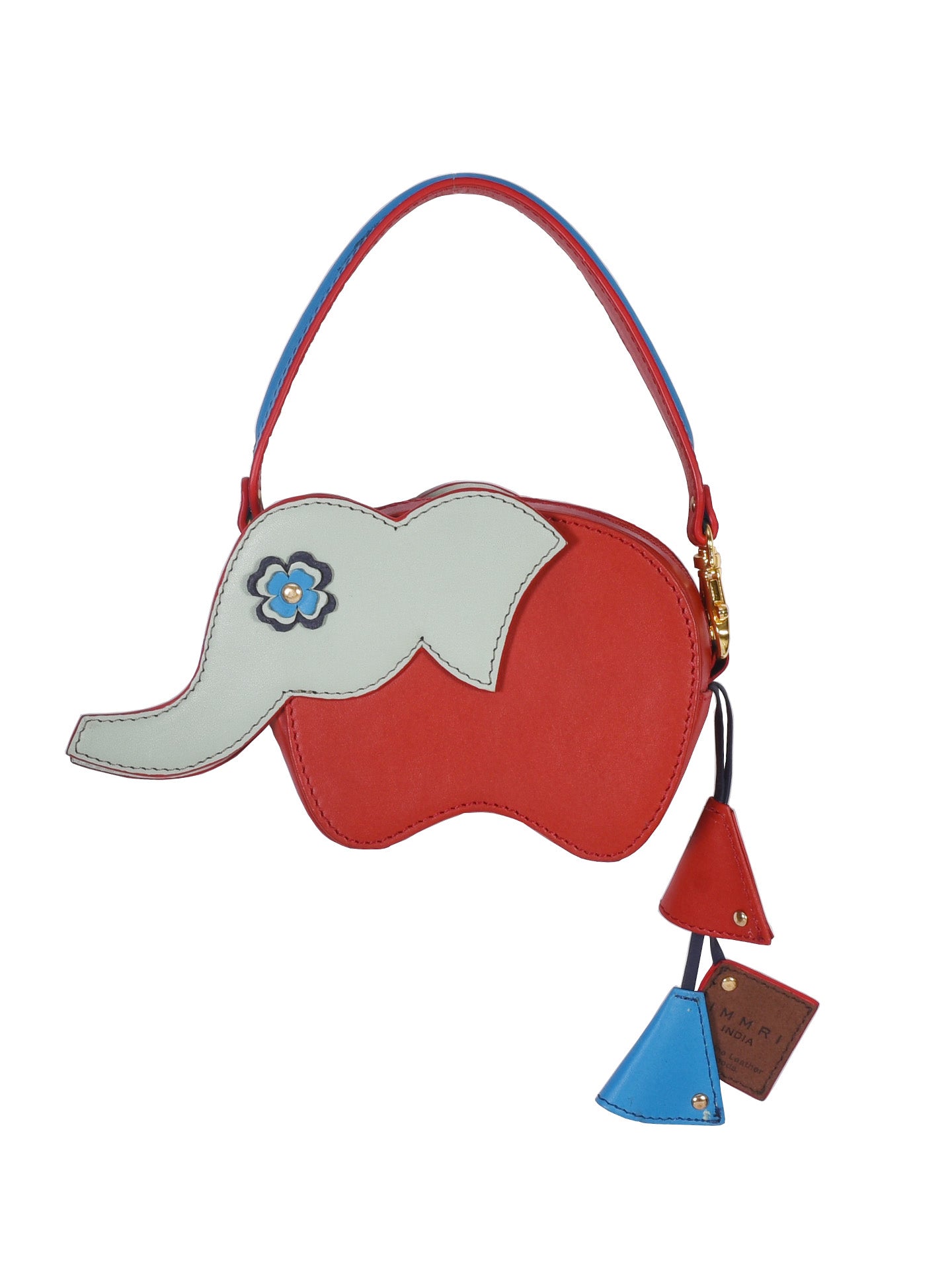 Red Hathi Batua Bag and Strap Belt