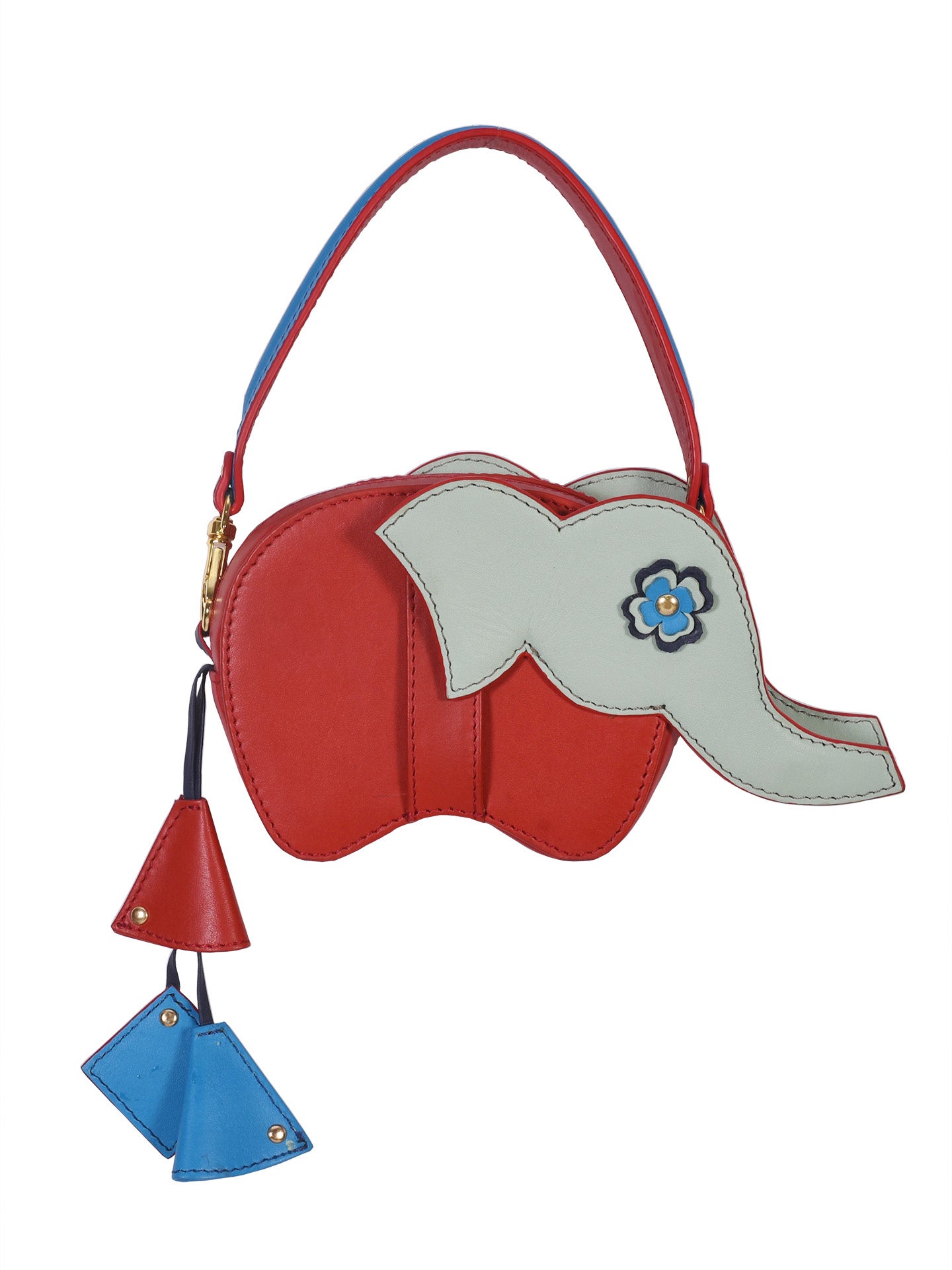 Red Hathi Batua Bag and Strap Belt