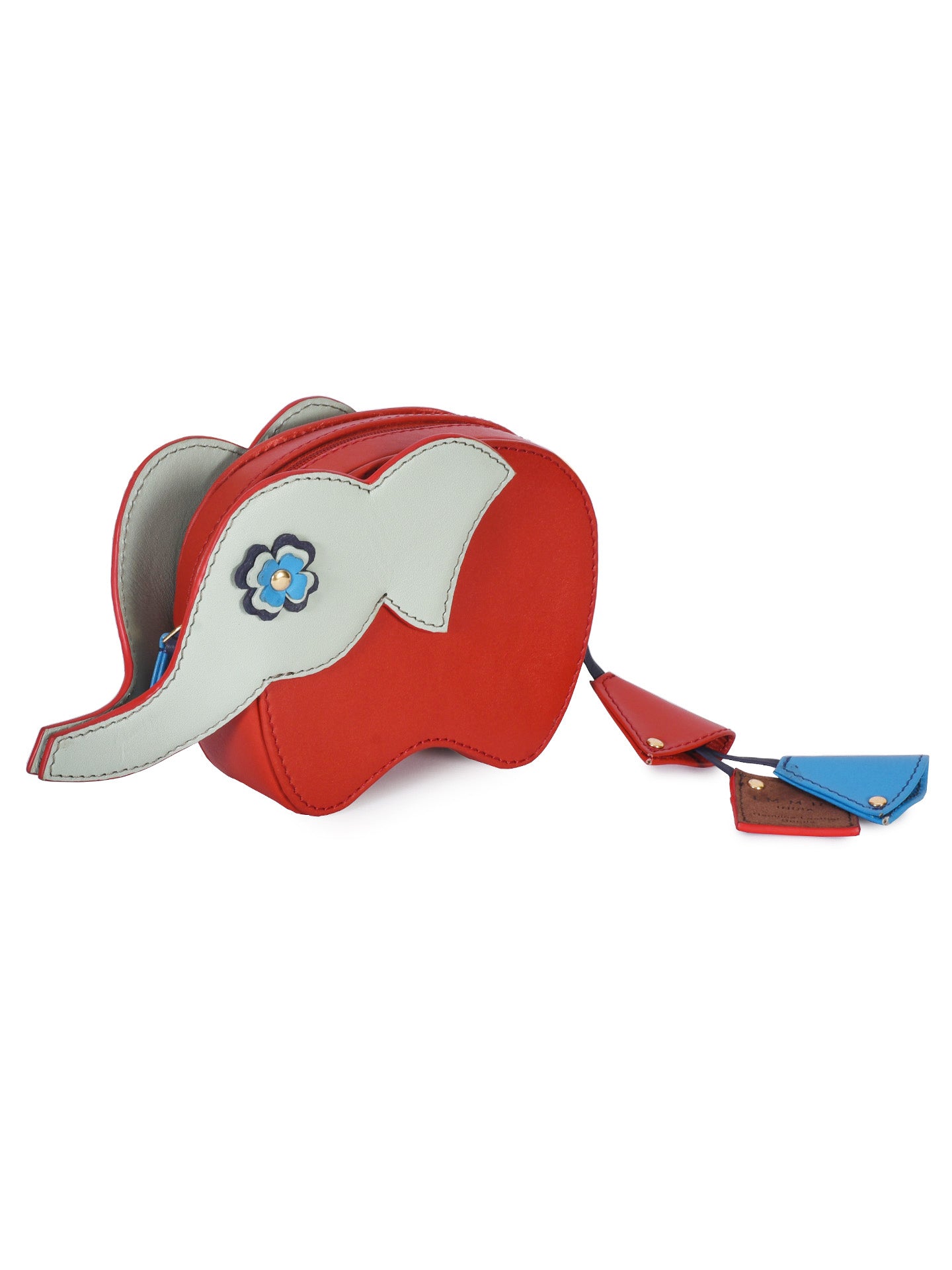 Red Hathi Batua Bag and Strap Belt