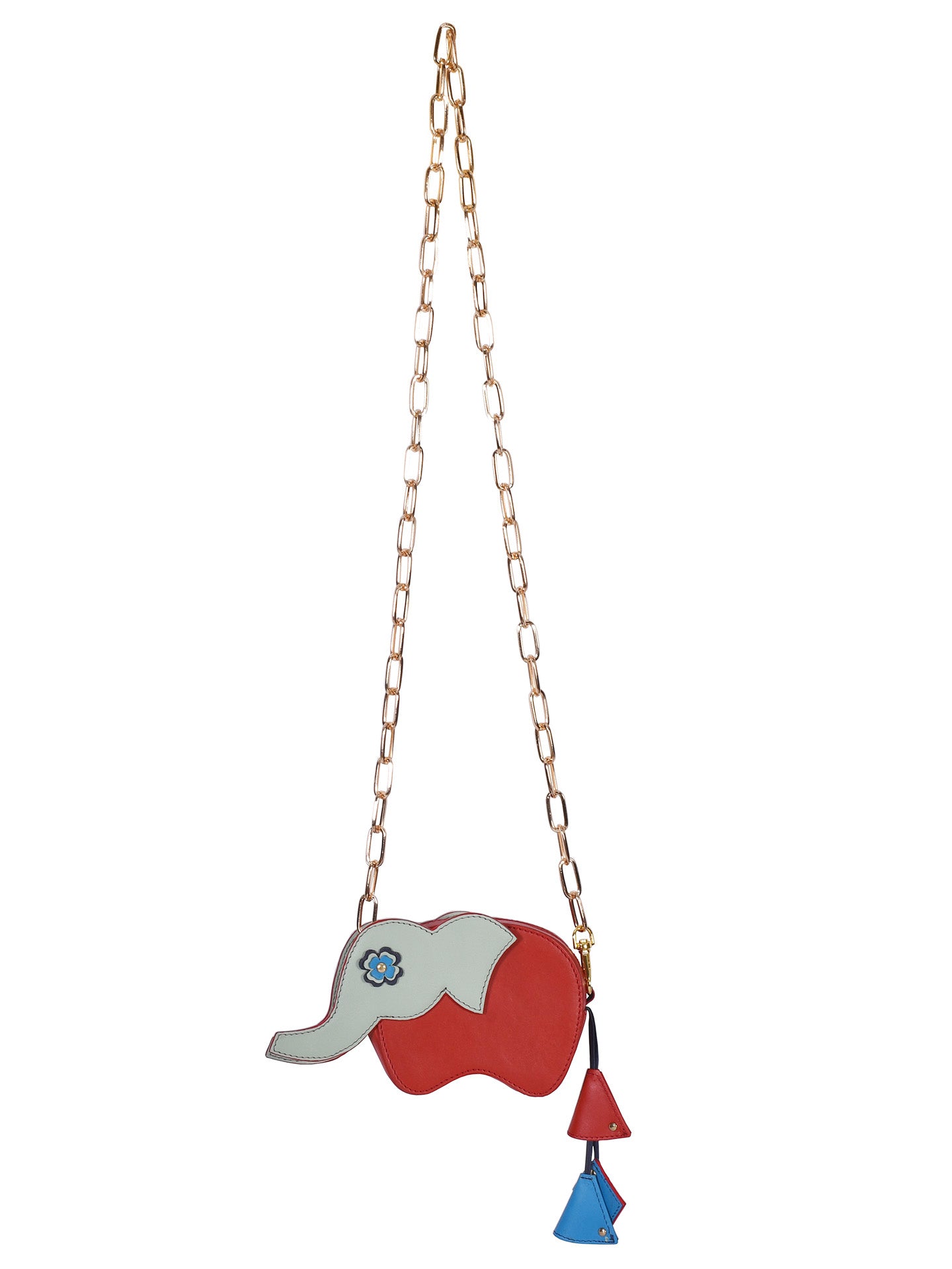 Red Hathi Batua Bag and Strap Belt
