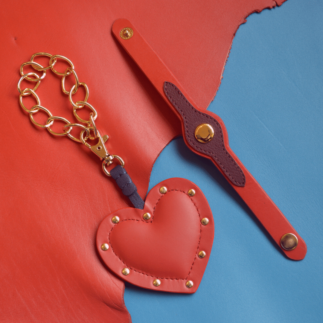 Bhai and Bhabhi Heart Lumba Rakhi - Set of 2