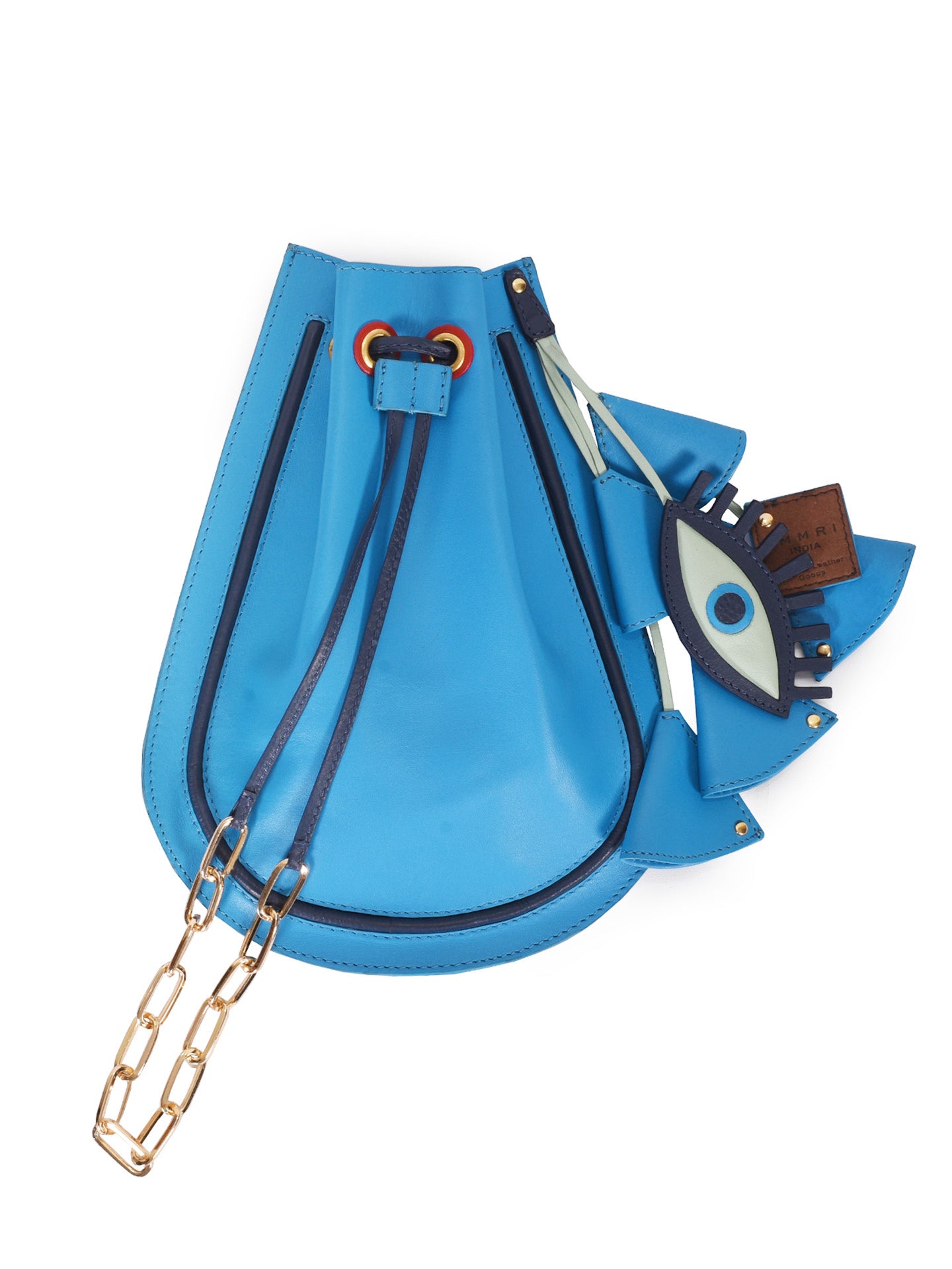 Evil Eye Potli Bag - Jodhpur Blue