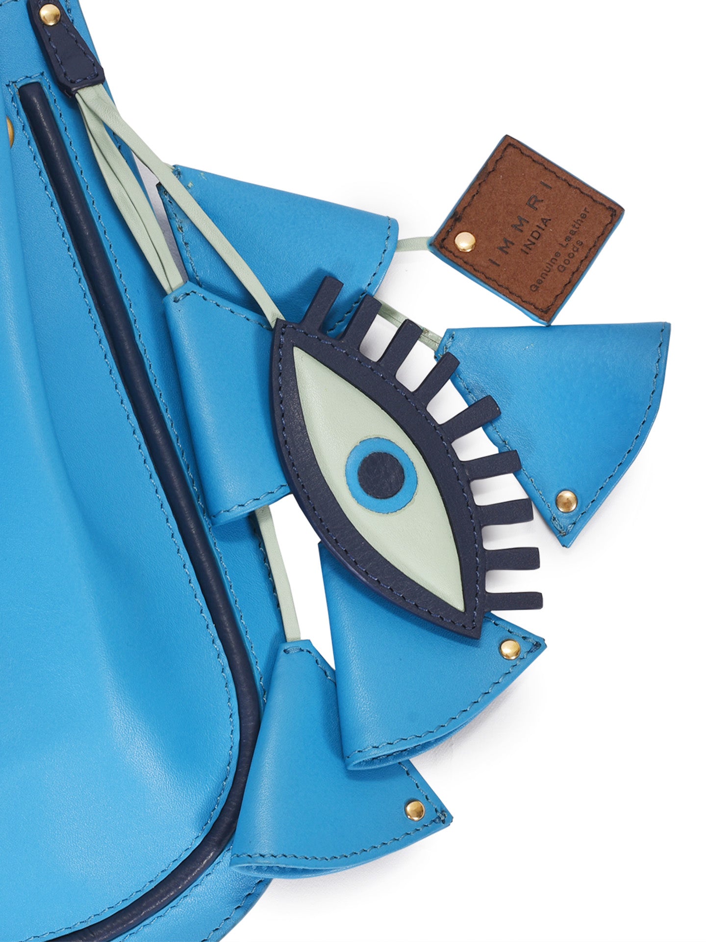 Evil Eye Potli Bag - Jodhpur Blue
