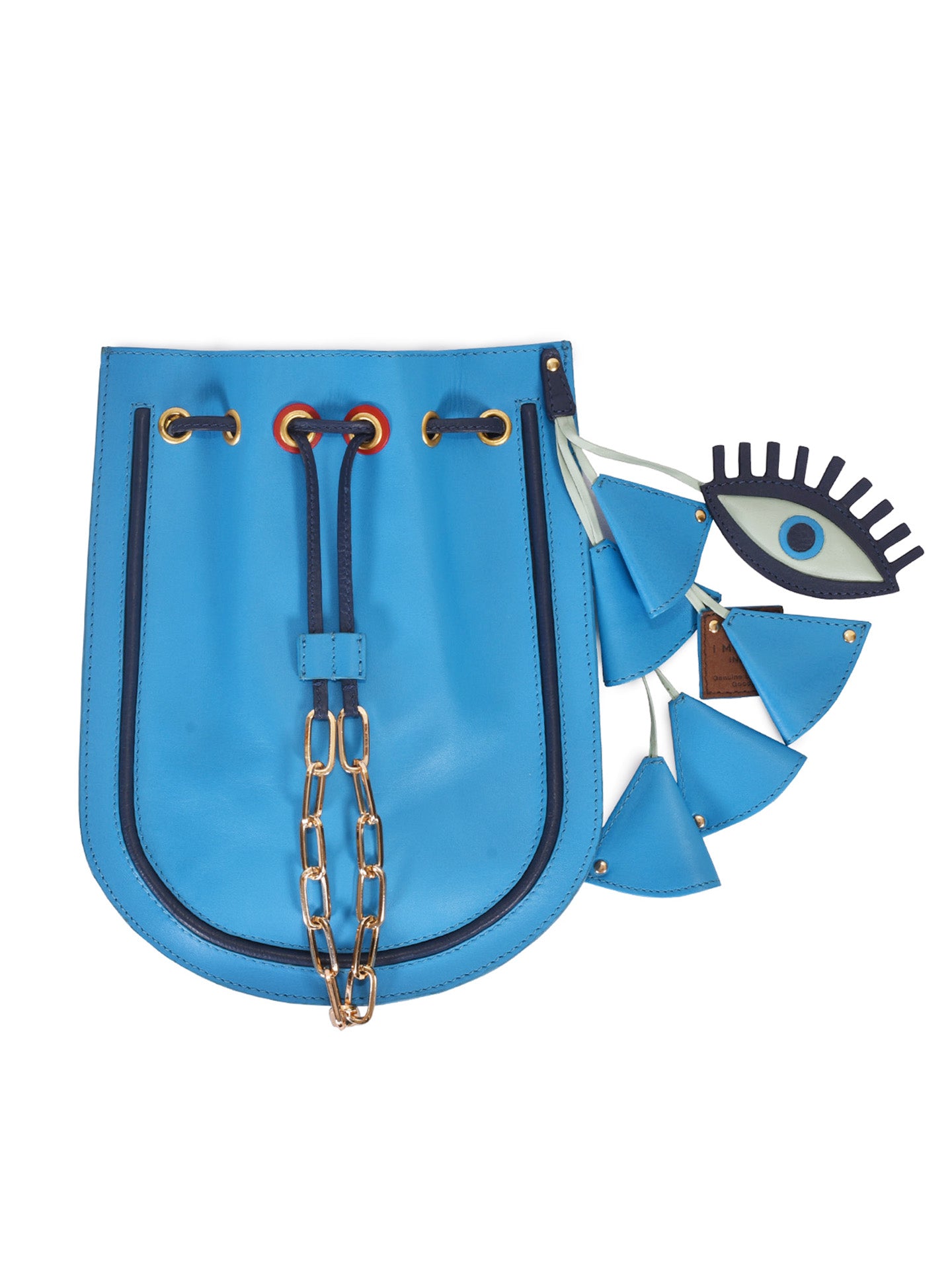 Evil Eye Potli Bag - Jodhpur Blue