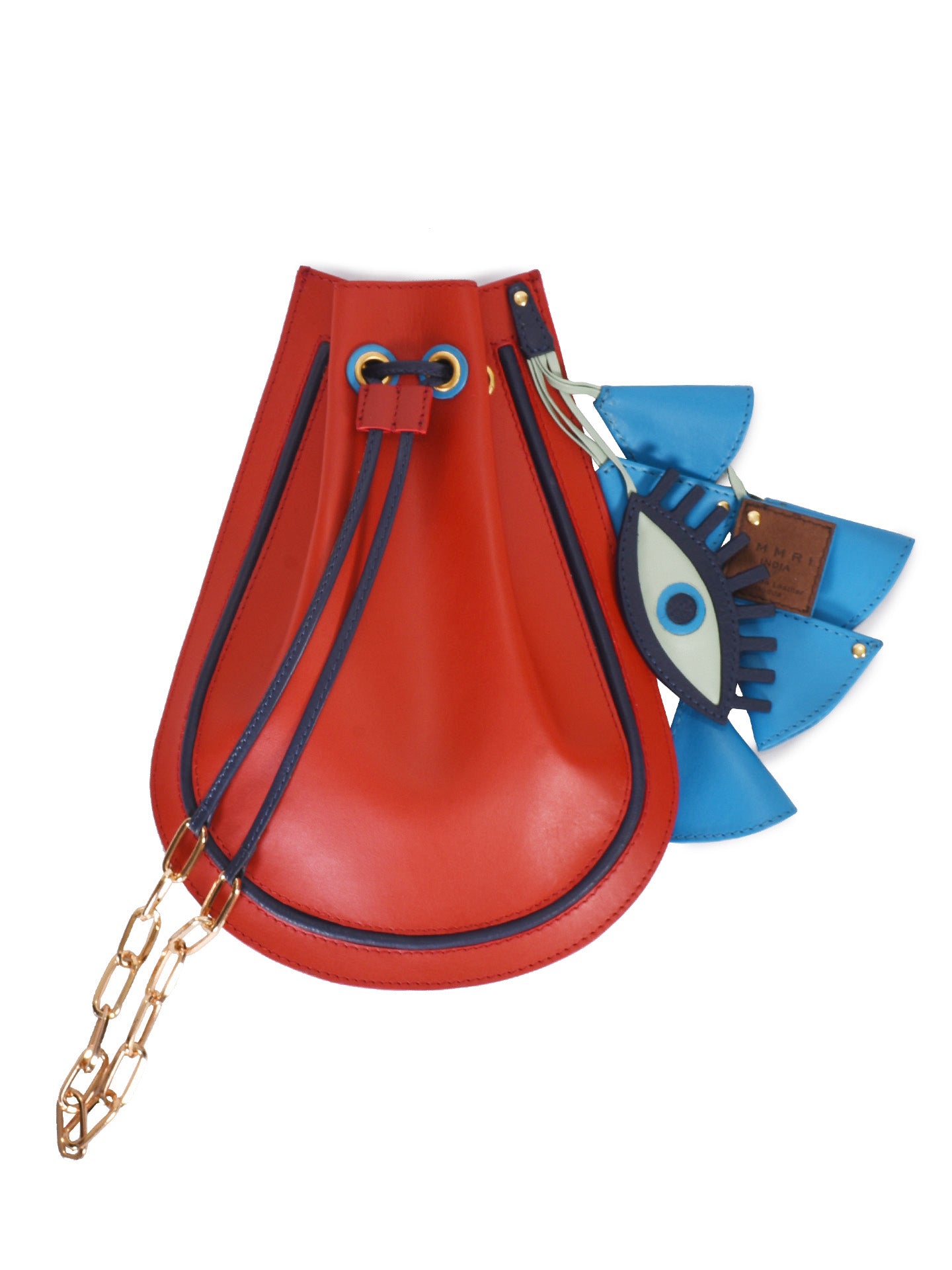 Evil Eye Potli Bag - Chatak Red