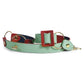 Strap Belt and Red Potli Bag with Evil Eye Charm