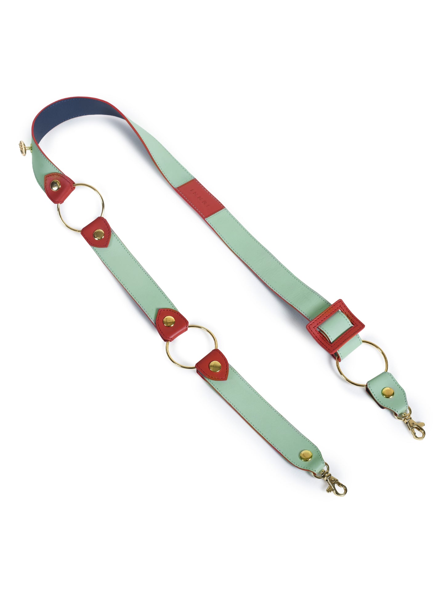 Strap Belt and Mint Potli Bag with Evil Eye Charm