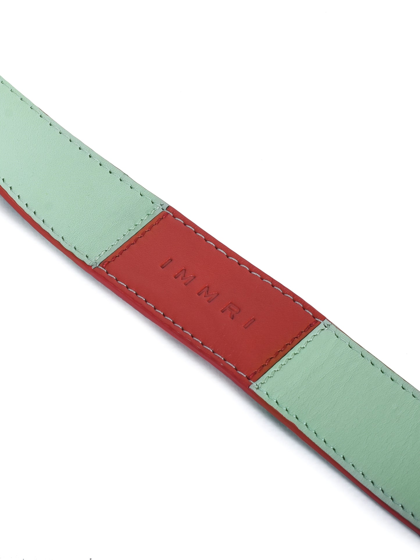 Reversible Strap Belt- Mint Green-Navy