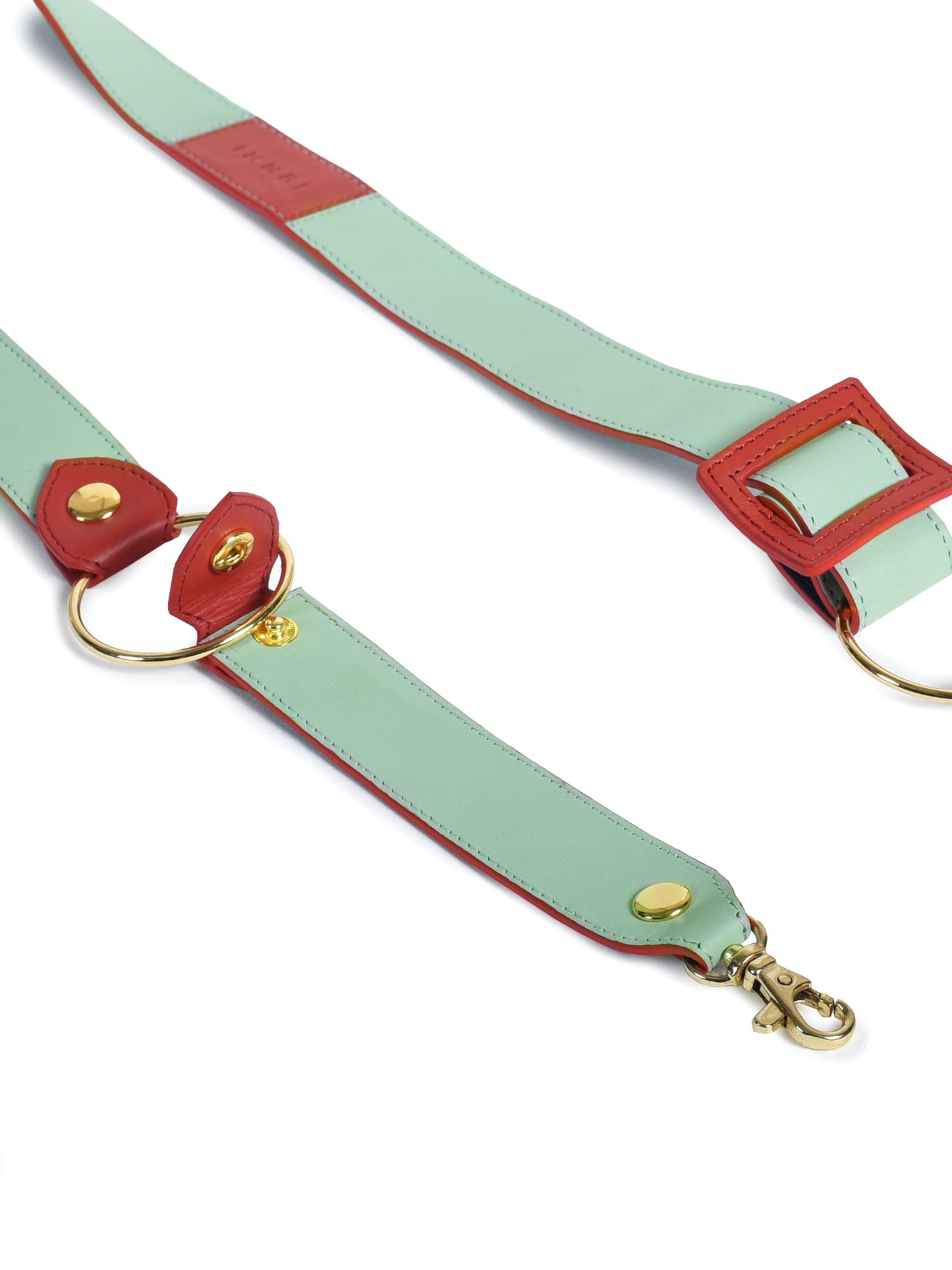 Strap Belt and Earpod Case with Puffy Heart Charm
